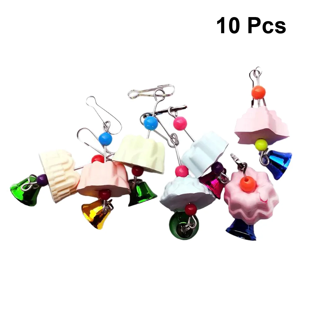 

10pcs Chewing Prcatical Safe Colorful Chewing Bite String for Parrot Bird