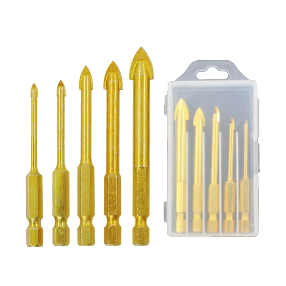 

Набор сверл Binoax GlassDrill 5 шт., титановое покрытие, 3/4/6/8/10 мм