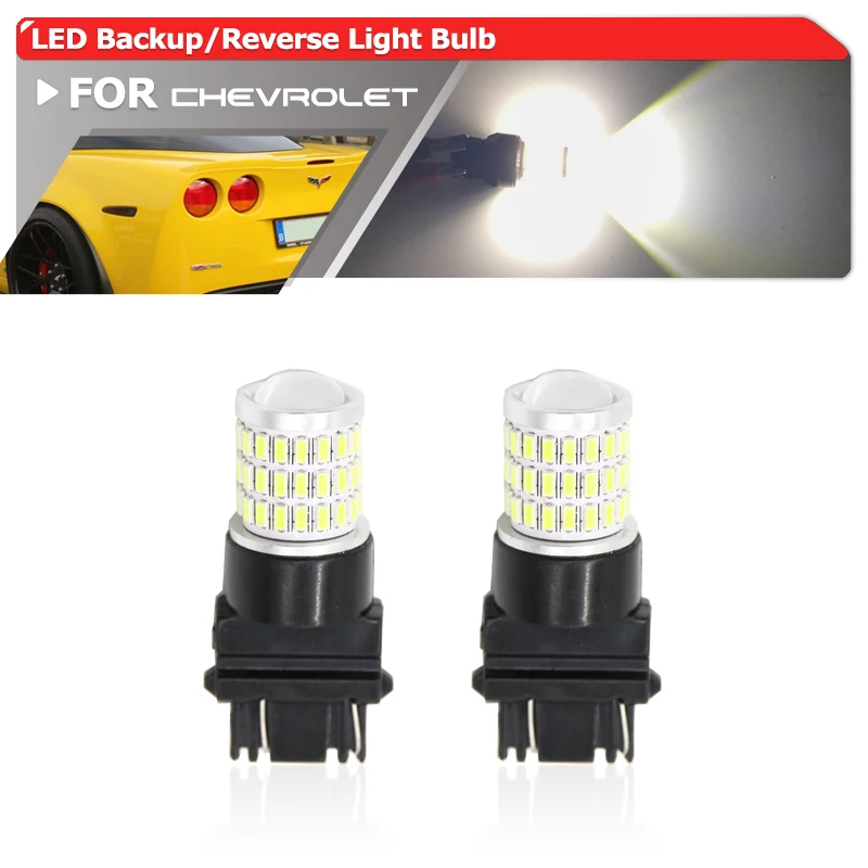 Автолампа для Chevrolet Corvette C6 2005-2013 2 шт. светодиодный резервный светильник T25 3157 3157-SCK