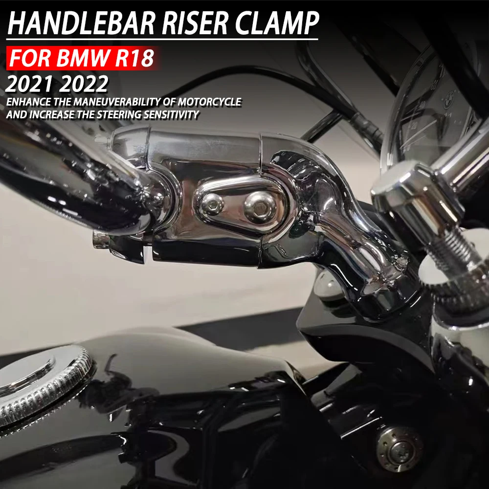 

R 18 New 2021 2022 Motorcycle Accessories Handle Bar Riser Handlebar Clamp Back Move Mount Adapter For BMW R18 r18