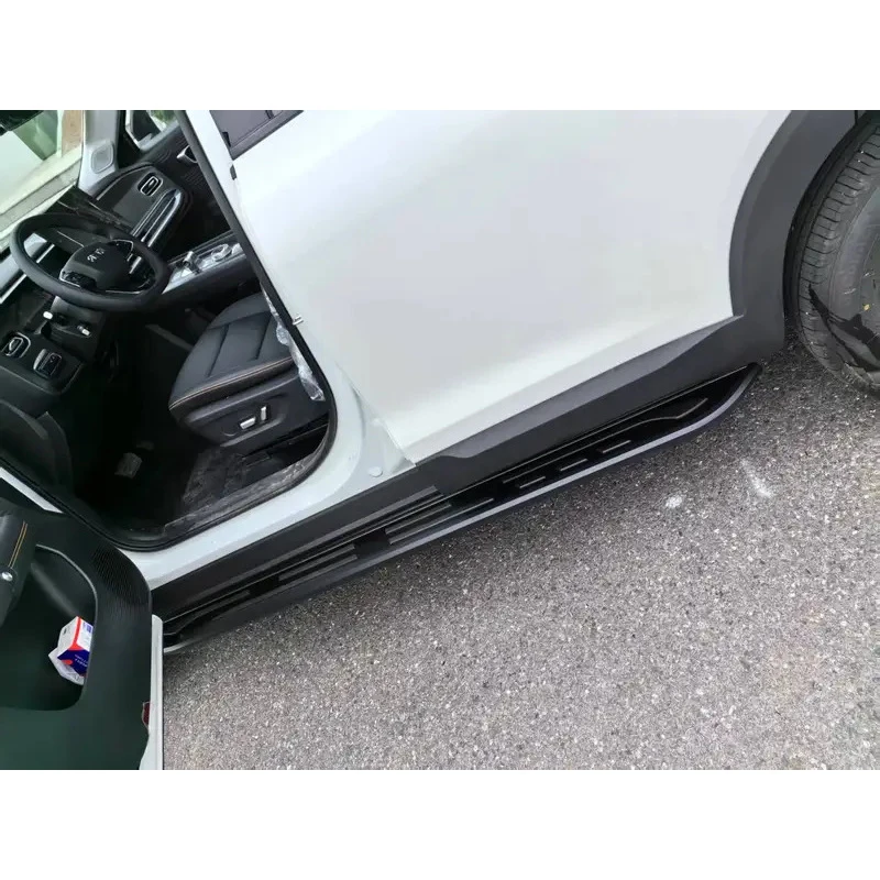 Фото Алюминиевые противоскользящие подножки XM Black (2 шт.) для Chery Omoda C9 Omoda 9 SHS 2025 SUV №1