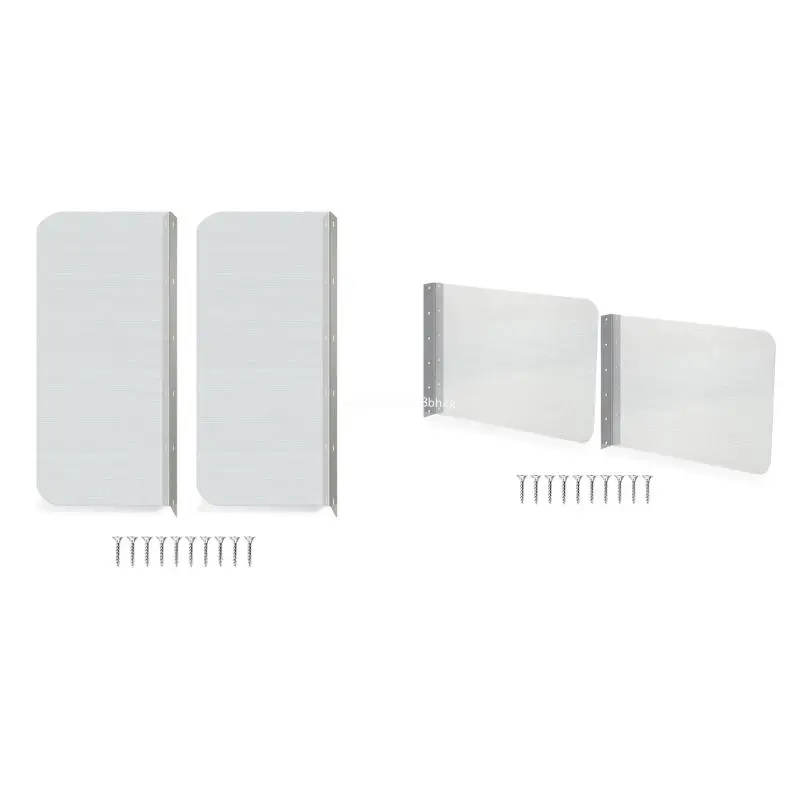 2 шт. брызговик для раковины металлический щиток домашнего бассейна защита легко