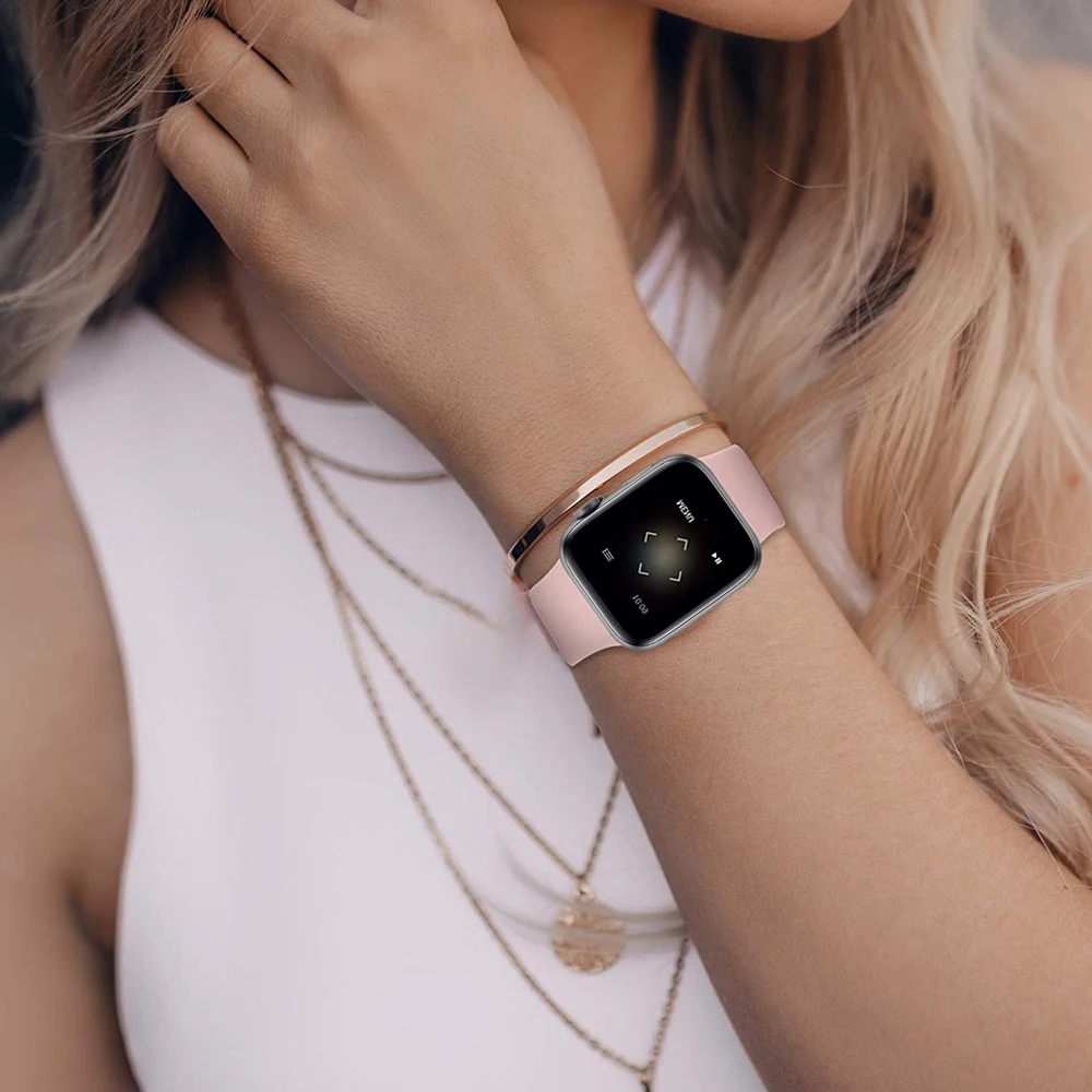 Ремешок силиконовый для Apple Watch band 49 мм 45 41 40 44 браслет iWatch Series 7 6 8 4 5 SE 38 42 - купить по