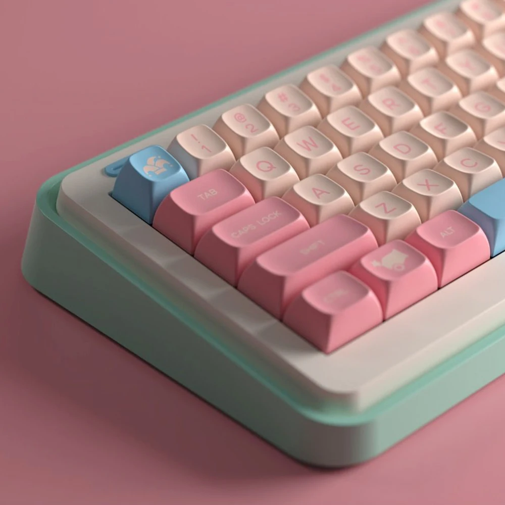 

Circus Troup Theme Keycaps PGA Profile Double-Shot Fonts ABS Keycap Base 151Keys For Wired USB Mechanical Keyboard