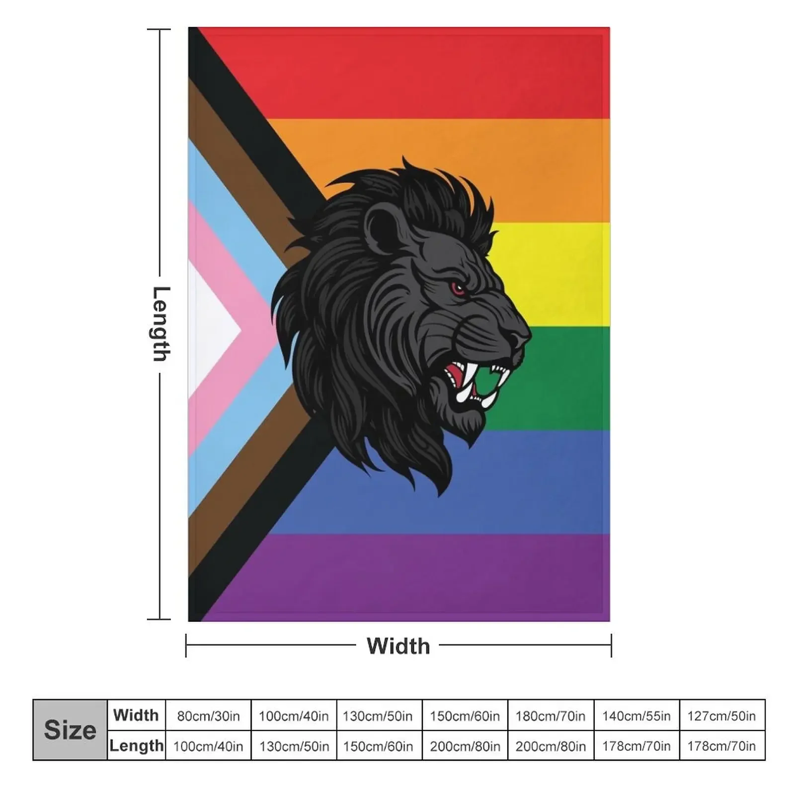 Львиная гордость (прогресса)-популярный значок Тир плед одеяло Мягкая Кровать