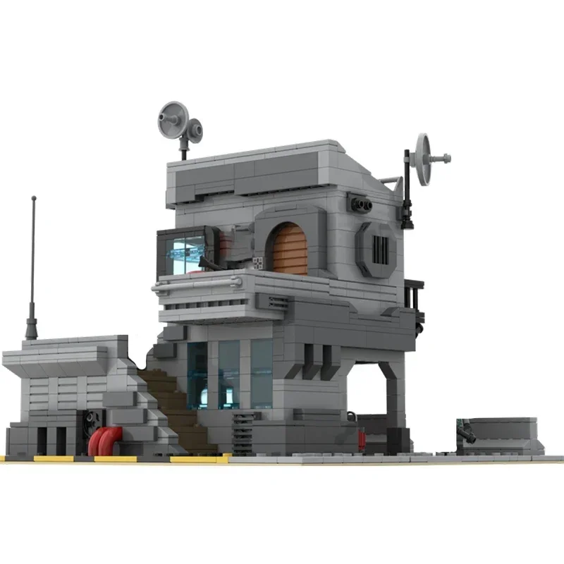 Звездная модель фильма Moc Building Bricks Модульная императорская база # 2-командный