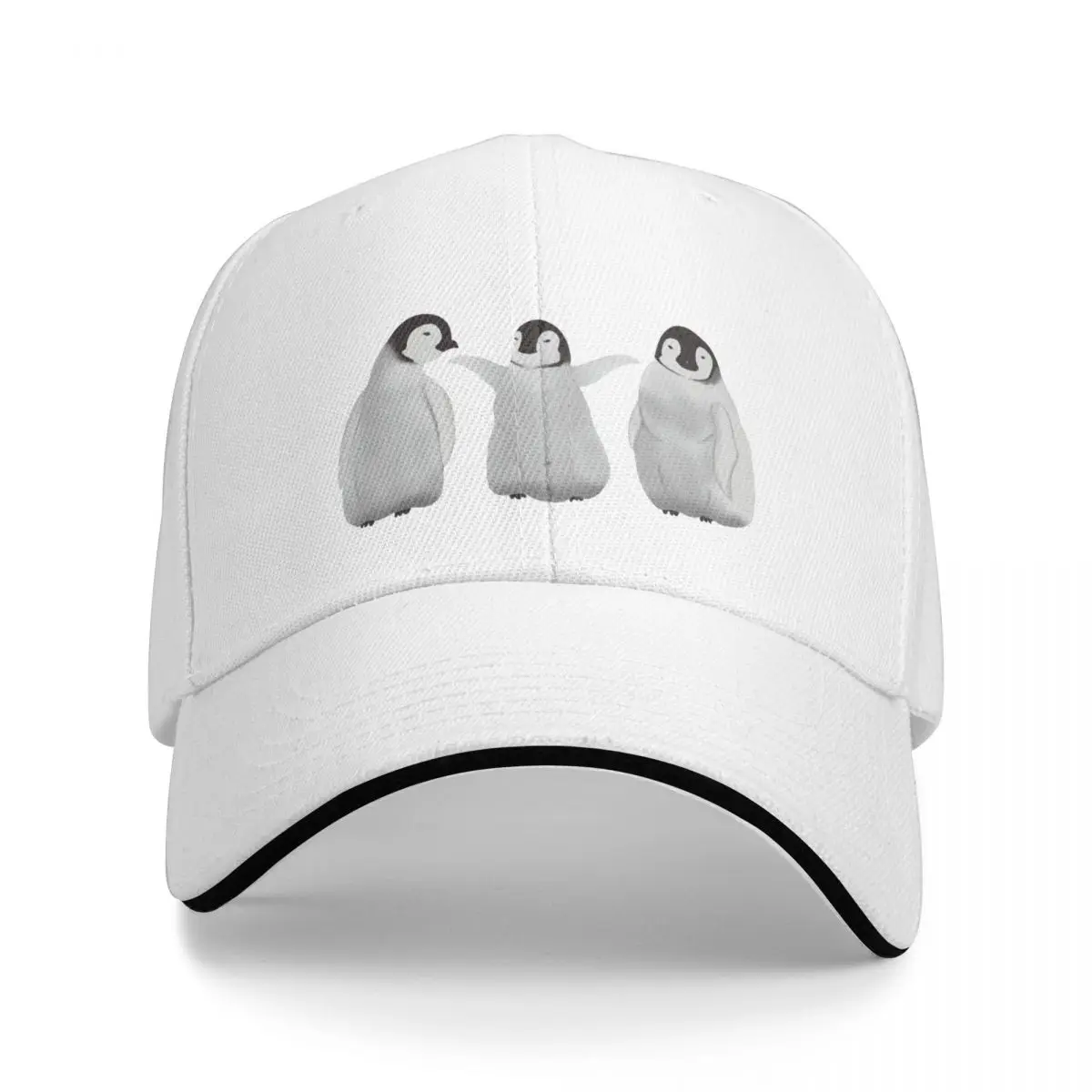 

New Flight Simulation, Emperor Penguin Chicks Cap Baseball Cap designer hat uv protection solar hat Girl's hats Men's 1