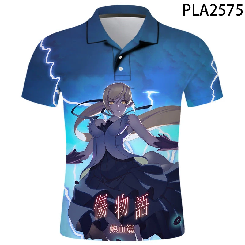 

Polo Homme Summer Monogatari 3D Printed Polo Shirt Men Fashion Streetwear Casual Hombres Harajuku Cool Short Sleeve Ropa