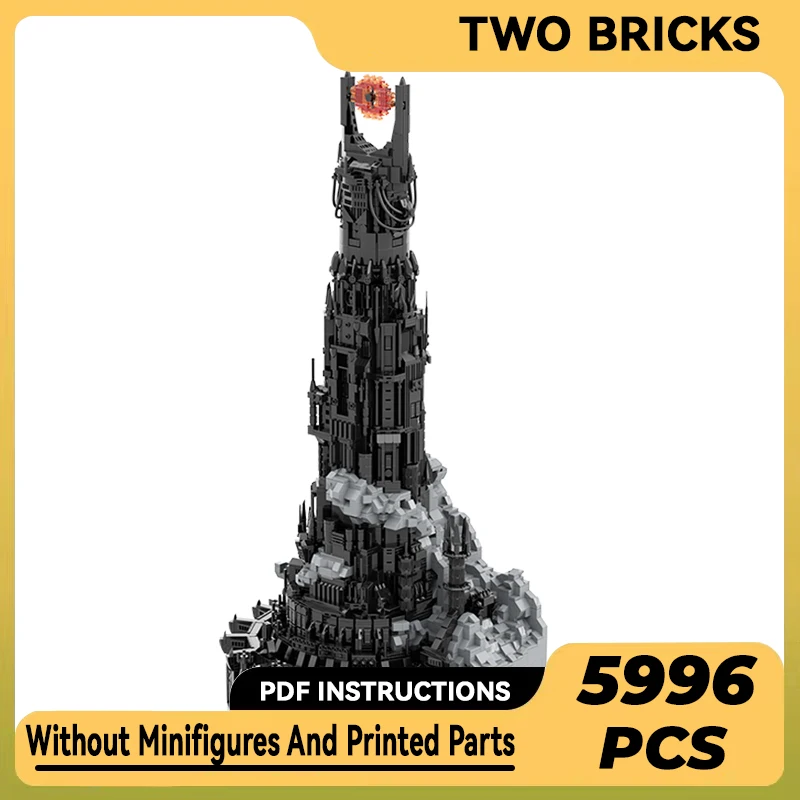 

Строительные блоки Moc, знаменитая модель фильма, черная императорская башня, технические кирпичи, сборка «сделай сам», строительные игрушки для детей, праздничные подарки