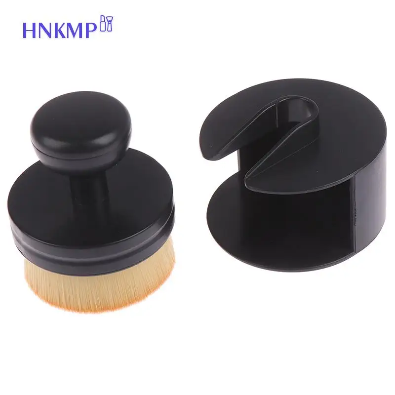 

1PCS Flat Round O-Shape Signet-Shape Portable Makeup Beauty Tool Large Foundation Brush Cream Powder Make Up Tool Makeup Brush