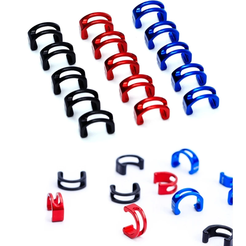 

U-образный зажим для рамы велосипеда MTB Модернизированный C-образный зажим 5 шт. переключатель передач линия Пряжка велосипедные аксессуары ...