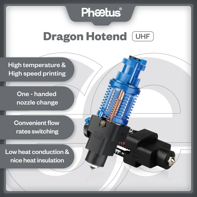 

УВЧ Pheatus DRAGON HOTEND для Prusa MiniPrusa MK2Prusa MK2S Prusa MK3 Prusa MK3S