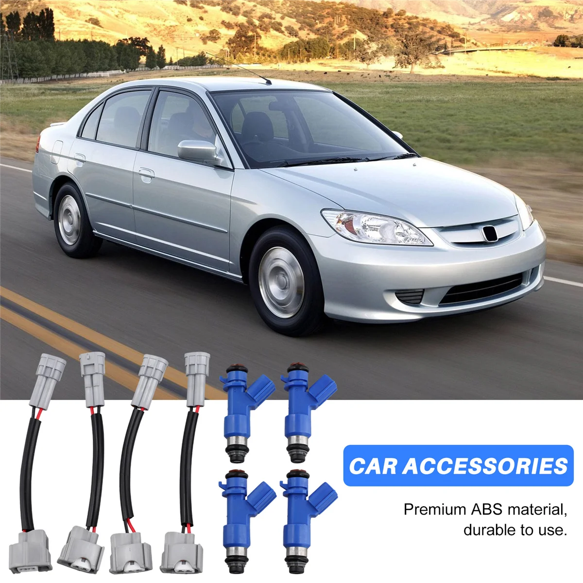 4 шт. 16450-RWC-A01 новая топливная форсунка 410cc для ACURA RDX RSX TSX INTEGRA HONDA CIVIC