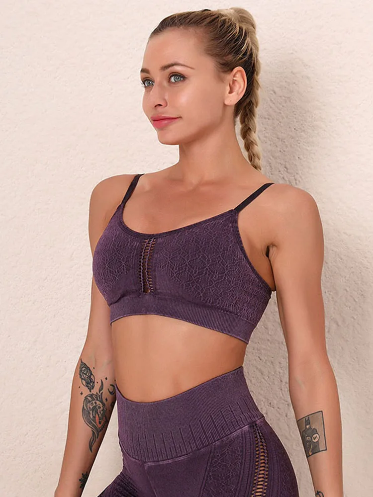 Модный спортивный бюстгальтер женское нижнее белье сексуальный пуш-ап ажурные