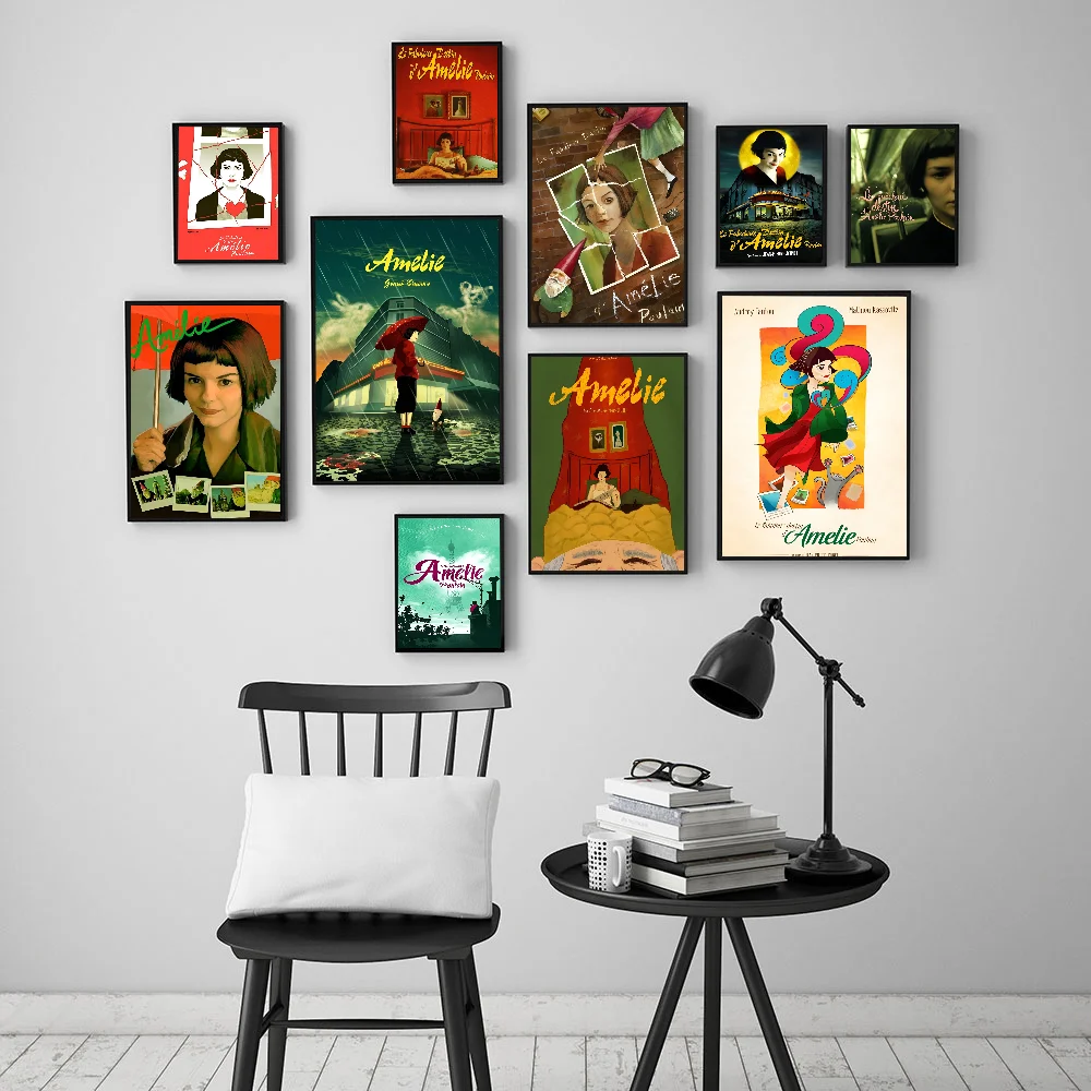 Амели Классический Фильм Ретро Наклейки HD Качество Клей Настенное Искусство Для