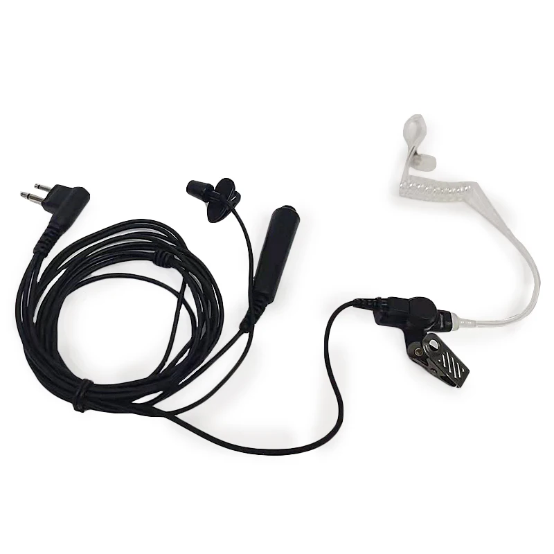 

Covert Acoustic Air Tube Earpiece Headset Mic Cylinder PTT for Motorola Radio 2pin Cls1110 Cls1450 XTN 446 CP88 GP88 SP50 P040