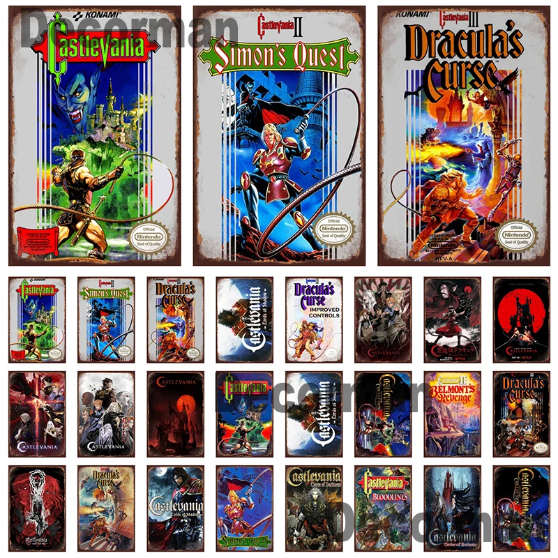 

[ DecorMan ] Classic Game Metal Sign Metal Painting PUB Room Kids Store Room Decor TLA-3193