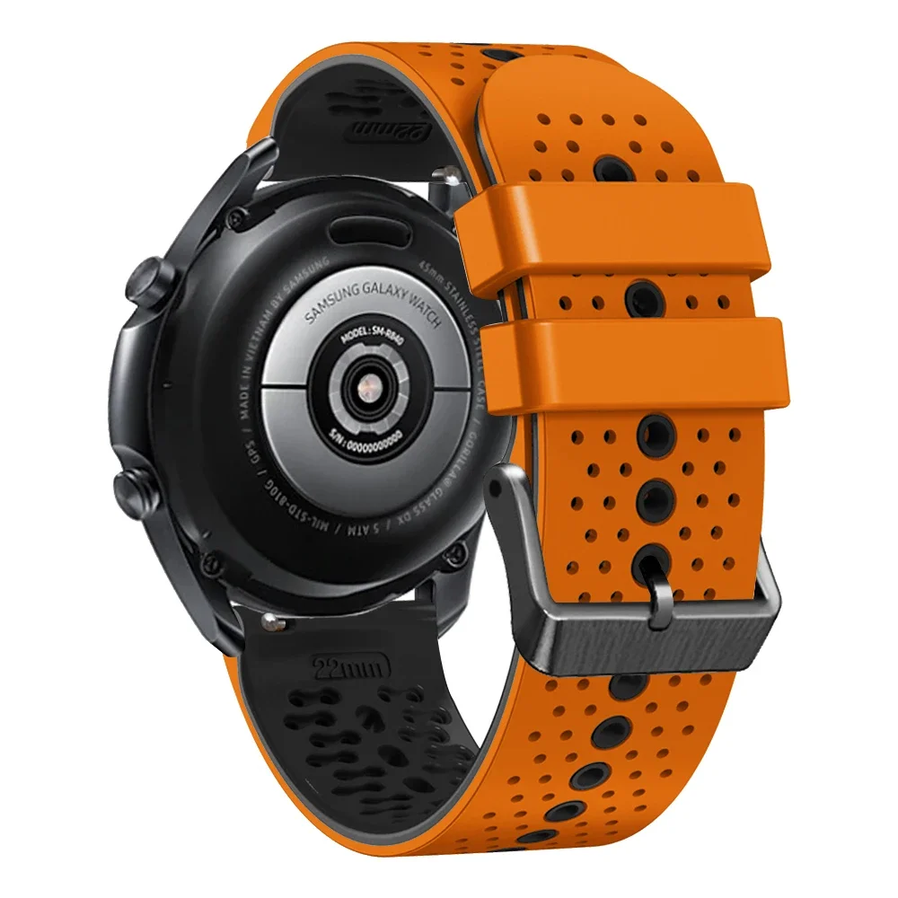 Фото Силиконовый ремешок 22 мм для HUAWEI WATCH GT 5 4 46 мм GT5/GT3/GT2/Ultimate/Buds, ремешок для часов HUAWEI WATCH 4 3 Pro, браслет-браслет №4