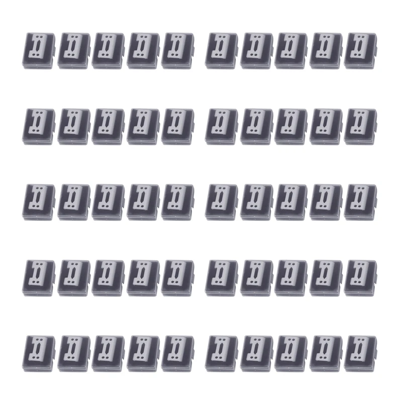 

50 шт., керамические циркониевые клипсы с 28 зубцами