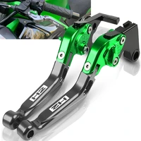 motorcycle extendable adjustable handle levers brake clutch levers adapter with h2 logo for kawasaki h2 h2r 2015 2016