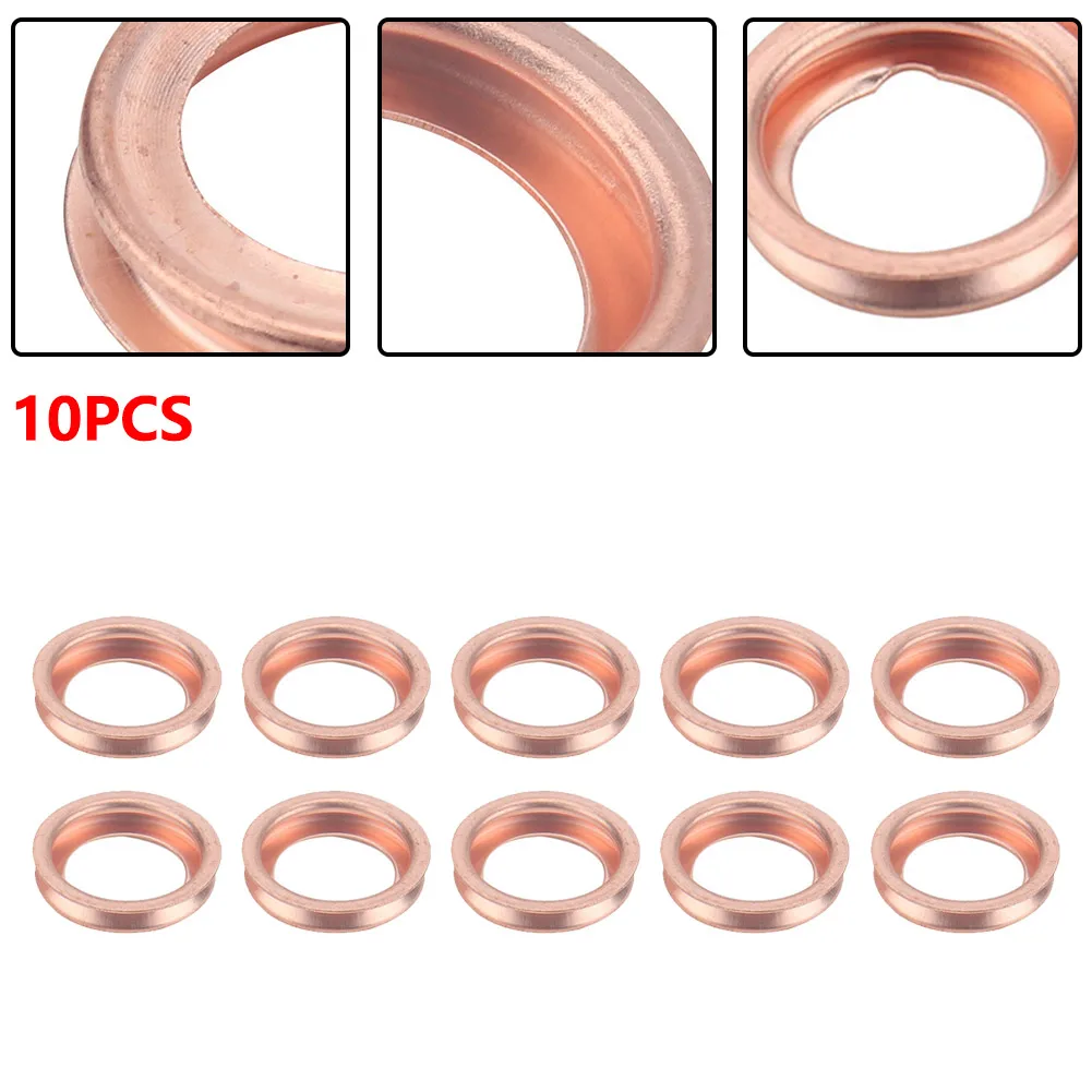 

10PCS Metal Oil Drain Plug Crush Washer Gasket 11026-01M02 For Nissan 370Z / Cube 2010 For Infiniti 10-2011 For Altima/Frontier