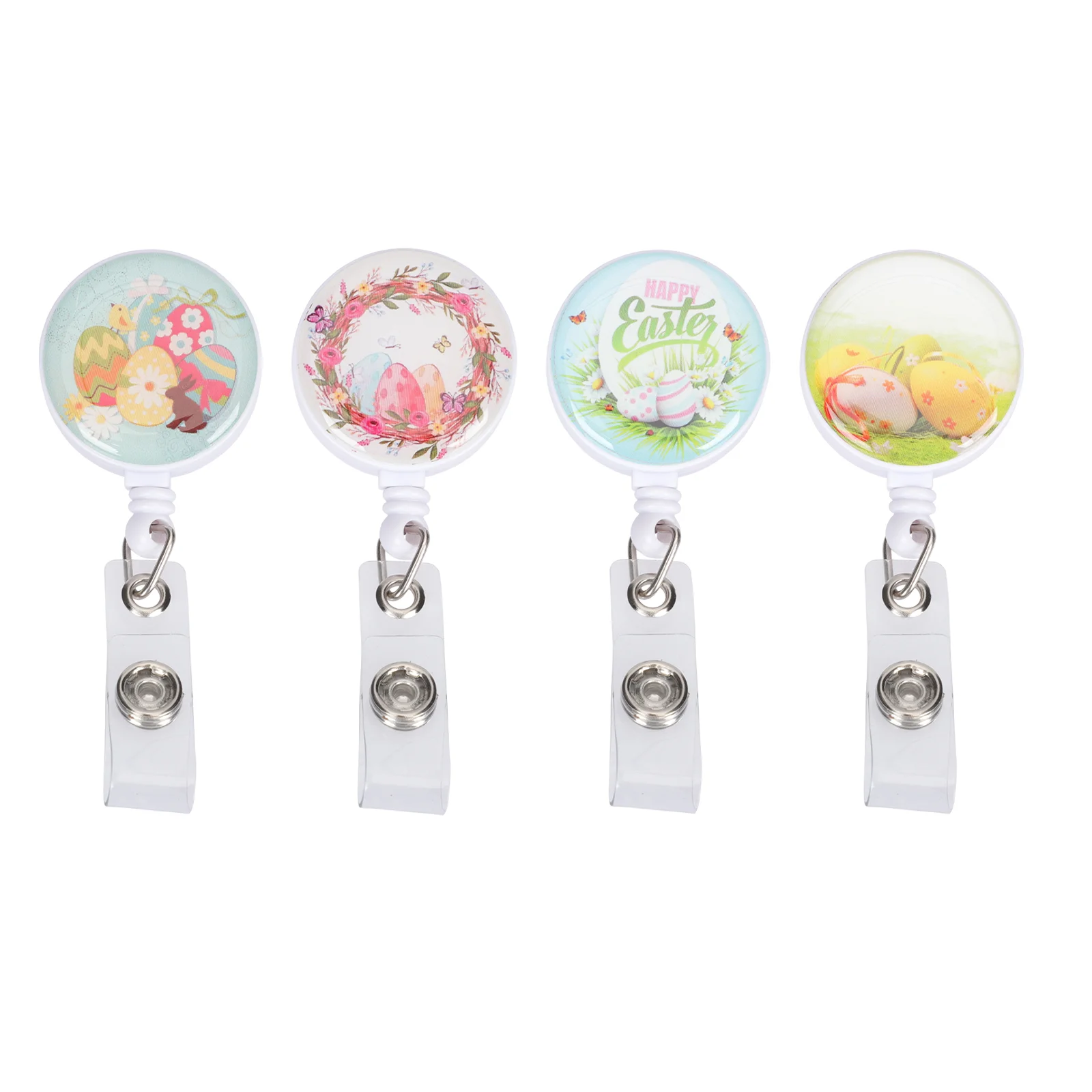

Badge Id Holder Clip Reel Retractable Nurse Reels Cute Name Alligator Lanyard