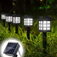 solar lights led house shape solar led light outdoor garden lighting solar lamp for yardlandscapepatiogardenwalkway lighting