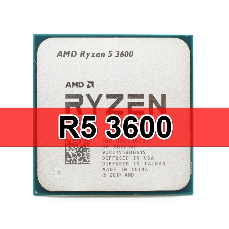 Процессор AMD Ryzen 5 3600 R5 3 6 ГГц шестиядерный двенадцатипоточный процессор 7 нм 65 Вт
