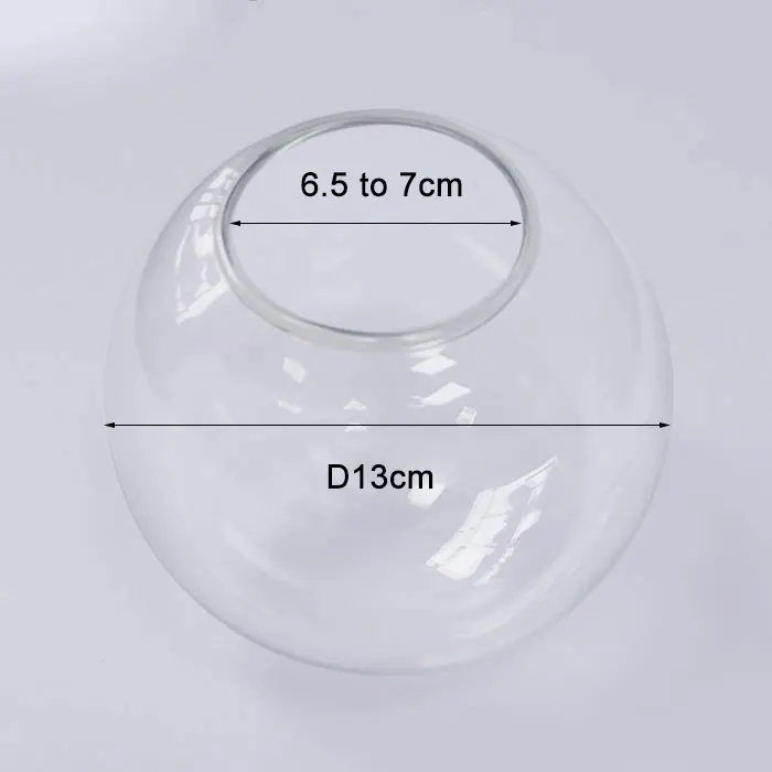 

Прозрачный стеклянный абажур