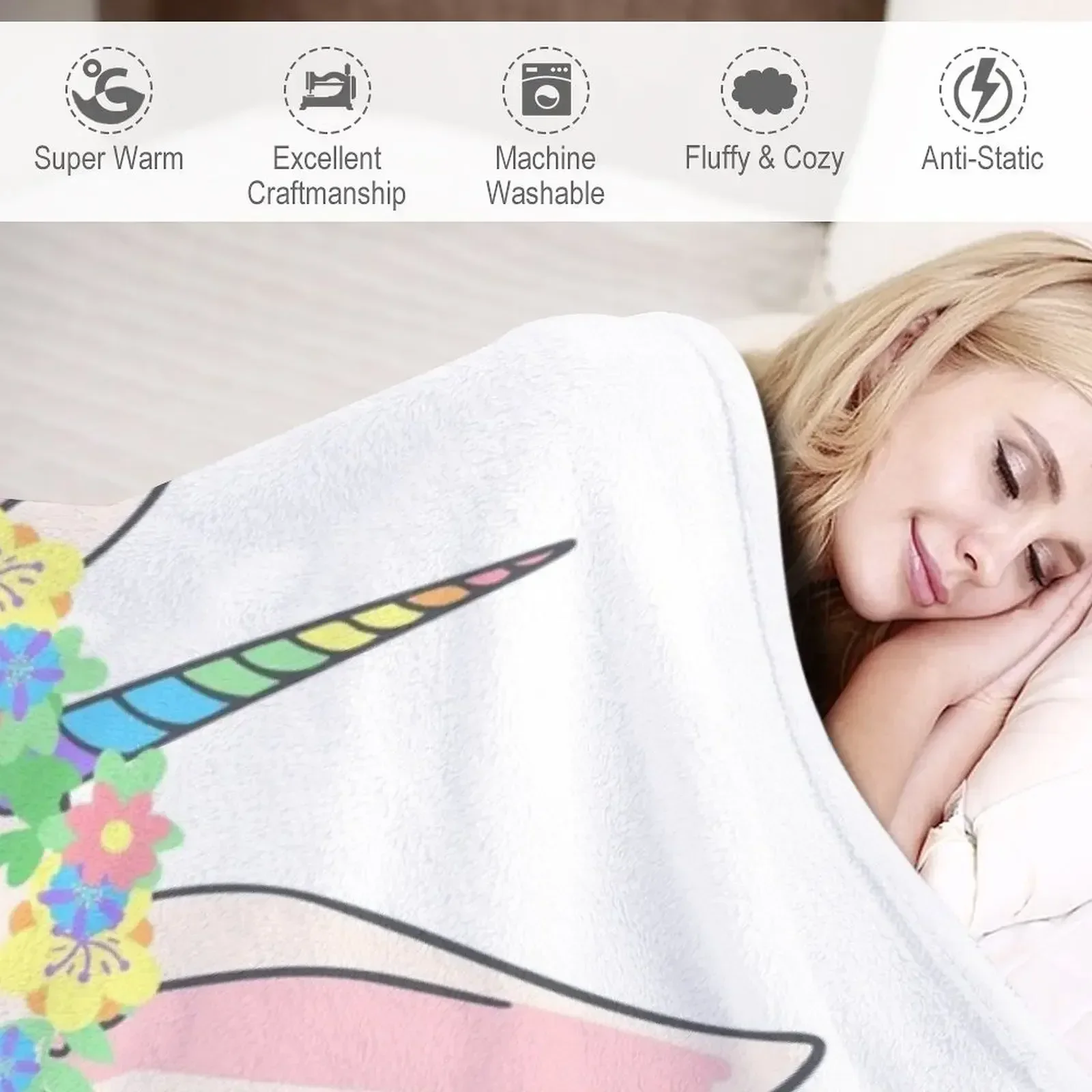 Одеяло I Am A Unicorn спальный мешок кровать модные милые клетчатые одеяла люксового