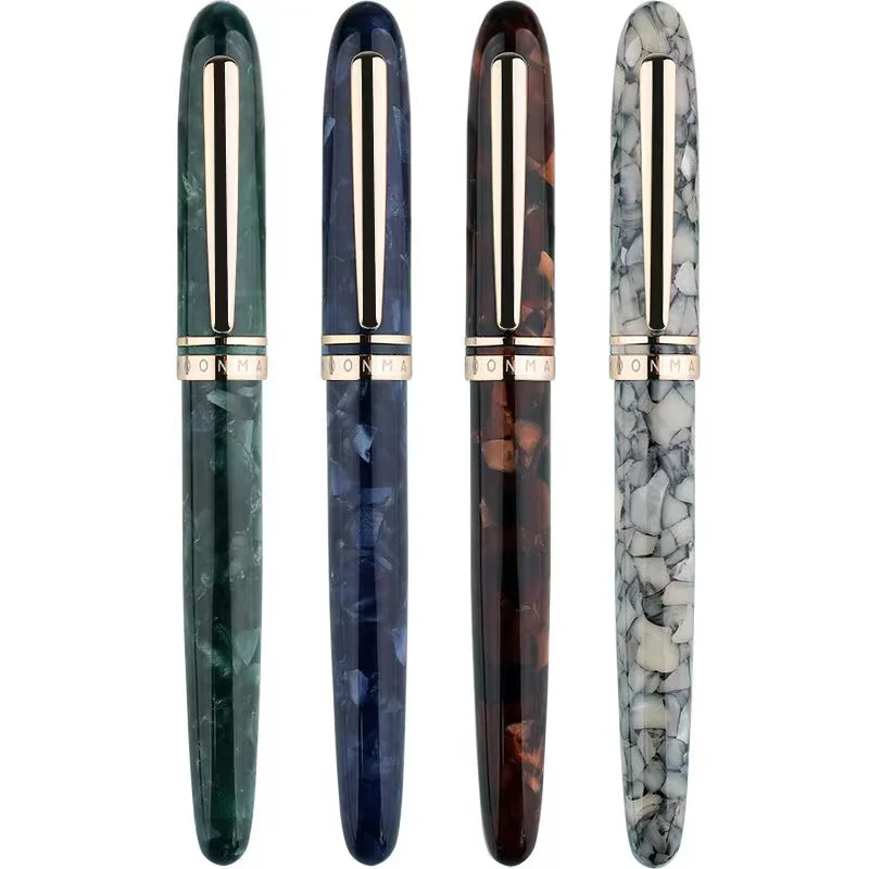 

Majohn M200 Acrylic Fountain Pen Gift Set Schmidt Converter Fine Nib 0.5mm Gift Case Office Business Writing Set Stationery
