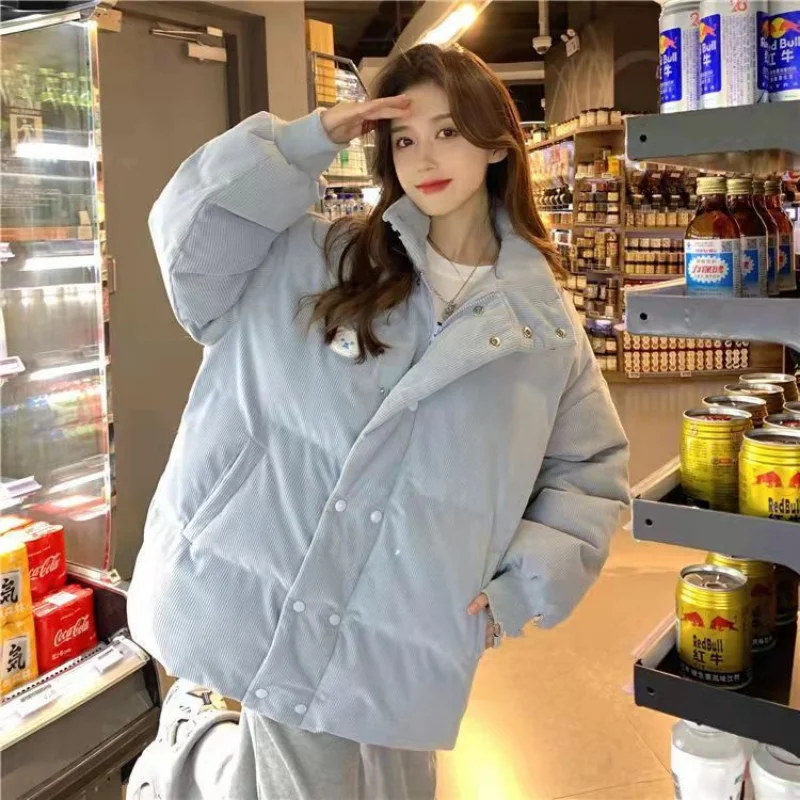 Winter Women's Cold Coat Parkas Jackets Super Hot Coats Corduroy Cotton Padded Jacket  Womens Winter Clothing 2022 Fashion