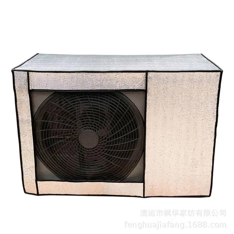 

Air Conditioner Outer Cover Air Conditioner Waterproof Dust Cover That Reflective Sun Shade Protector For Outside Units