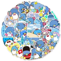 103050pcs cartoon cute penguin cute kawaii graffiti sticker for scooter laptop mobile phone pvc sticker wholesale