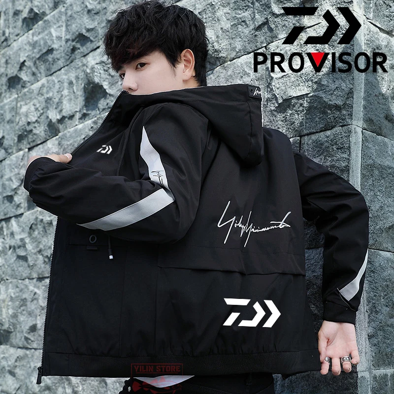 

New Daiwa Spring and Autumn Fishing Jacket Outdoor Breathable Quick Dry Fishing Clothes Men's Windproof Sports Fishing Jacket