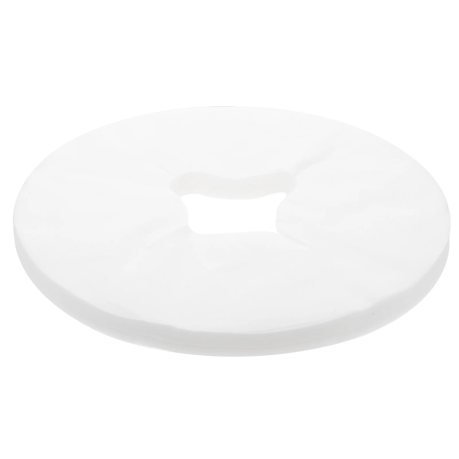 

100 Pcs Steam Mattress Massage Bed Face Pillow Disposable Mats Spa Towels Facial Hole Cover Non-woven Fabric Mask