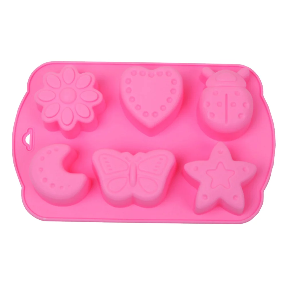 

1Pc 6 Cavity Molds Non DIY Grade Shaped for Kitchen Kids Party Bakery