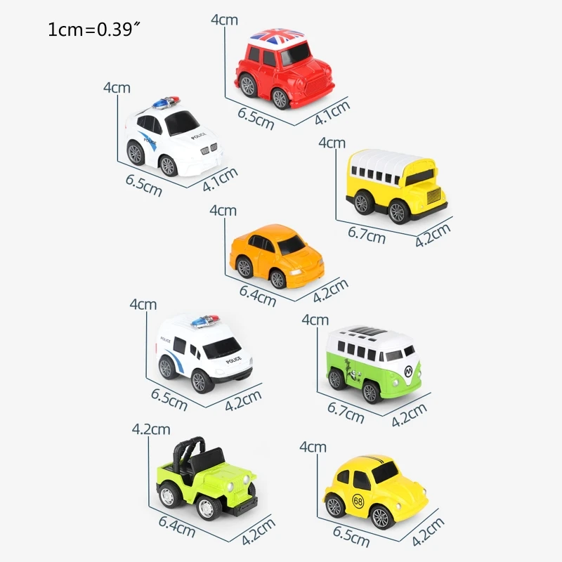 

3.15x2.76x2.09in Kids Vintage Design Pull Back Car Set for Boys/Girls Birthday Gifts for Kids 6-8 Creative Relieve Game