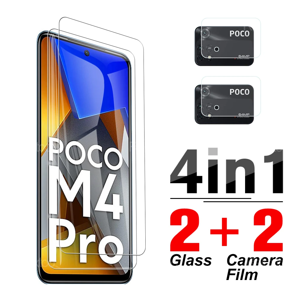 

Защитное стекло 4 в 1 для камеры Xiaomi Mi Poco M4Pro M4 Pro X4Pro X4 5G PocoM4 HD защитная пленка на 6,43 "MZB0B5VIN