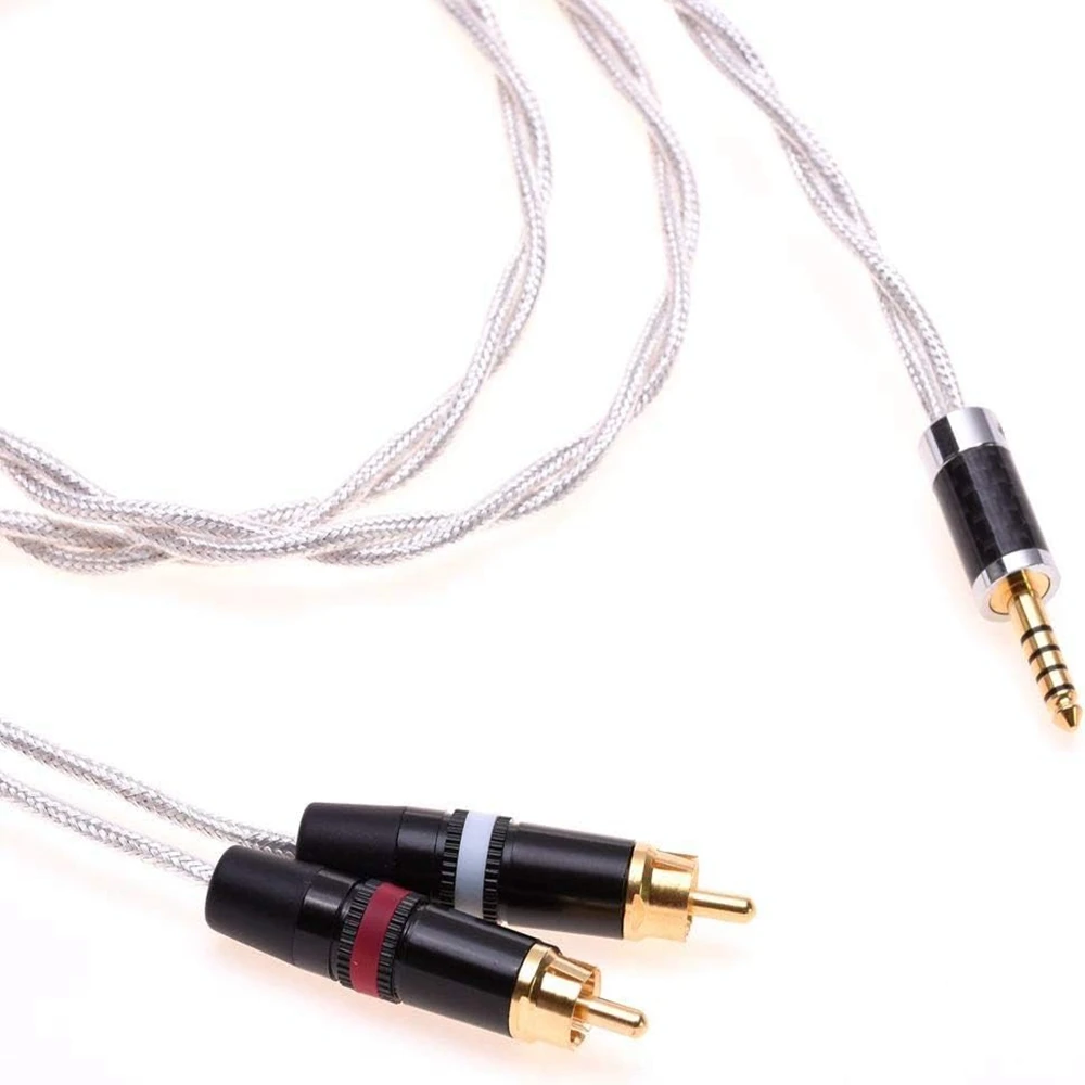 Кабель RCA 4,4 мм «папа» — «папа» RCA, сбалансированный аудиокабель для iFi Hip Sony NW-WM1Z 1A MDR-Z1R TA-ZH1ES PHA-2A (art.: 3920d145bbbe8) - 3920d145bbbe8