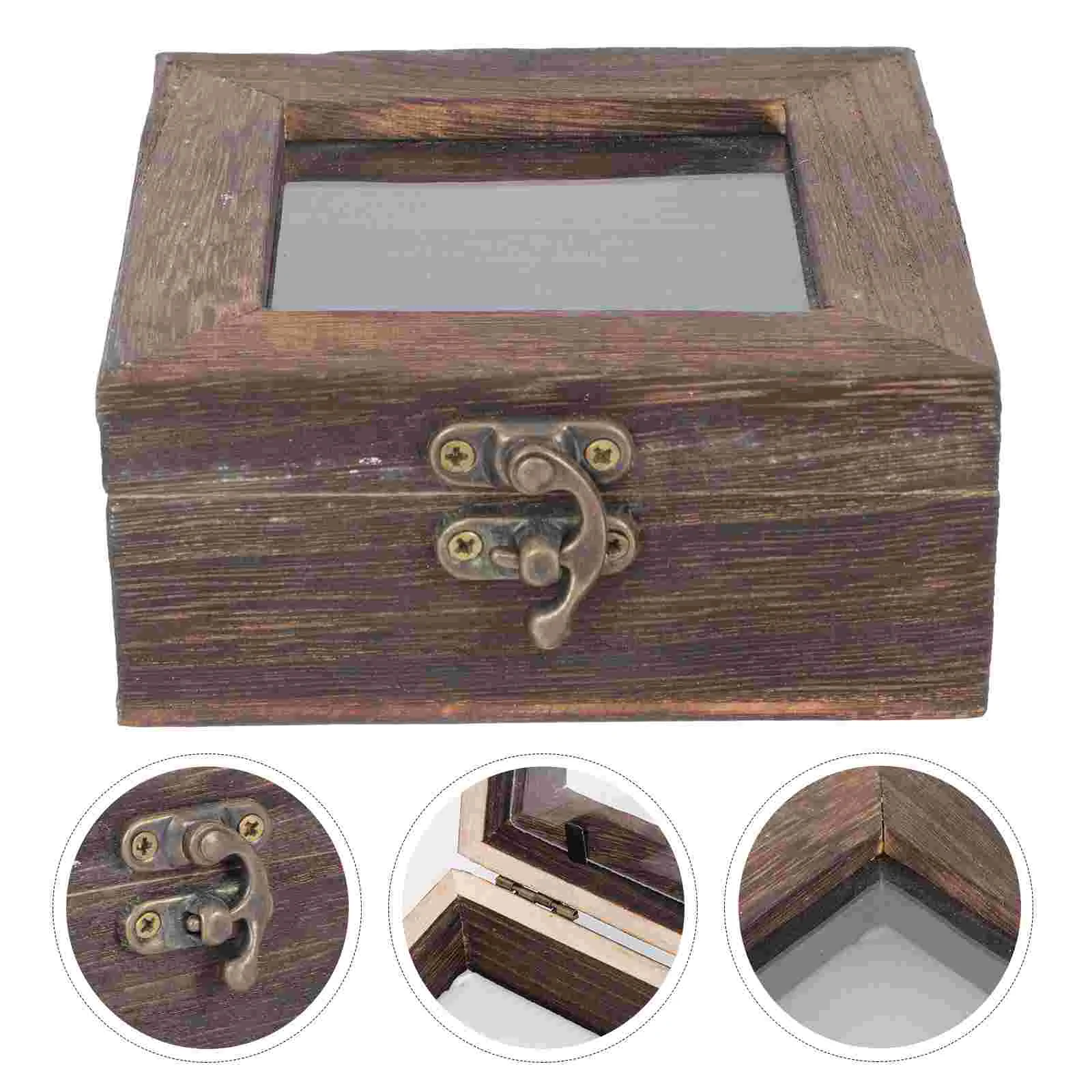 

Box Insect Specimen Case Display Jewelry Collectionvintage Sample Bug Viewer Accessories Treasure Wooden Storage Trunkssmall