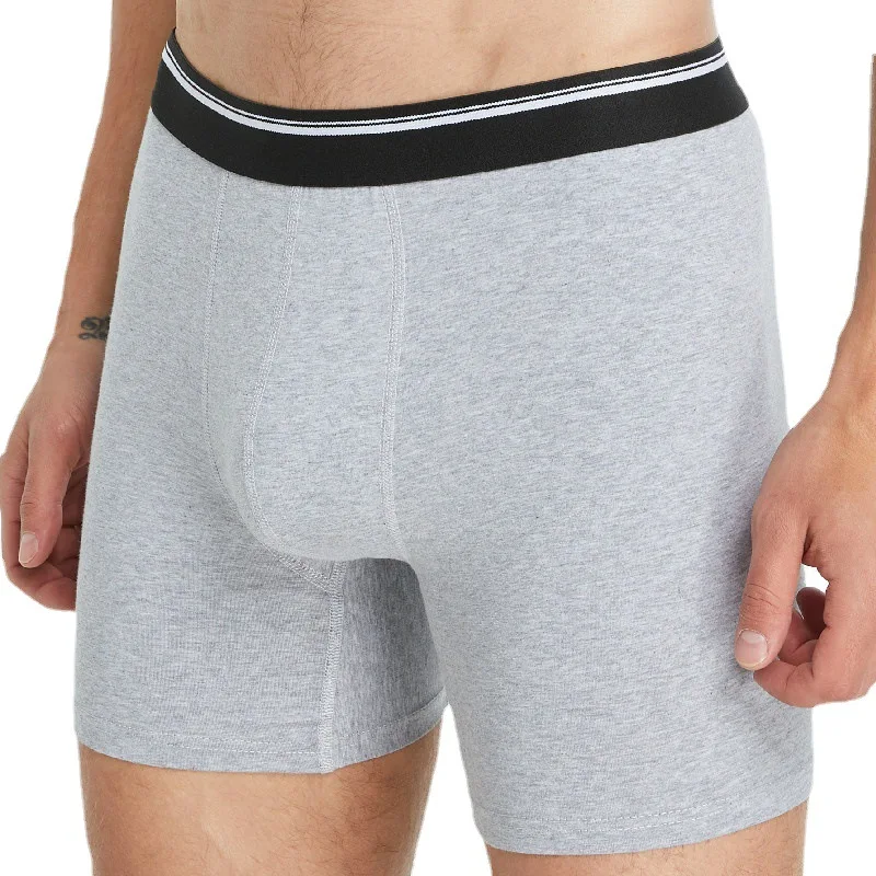 

Men's Underwear Antibacterial Underpants Pure Cotton Men Boxer Shorts Moisture Absorbent Elastic Male Panties Shorts