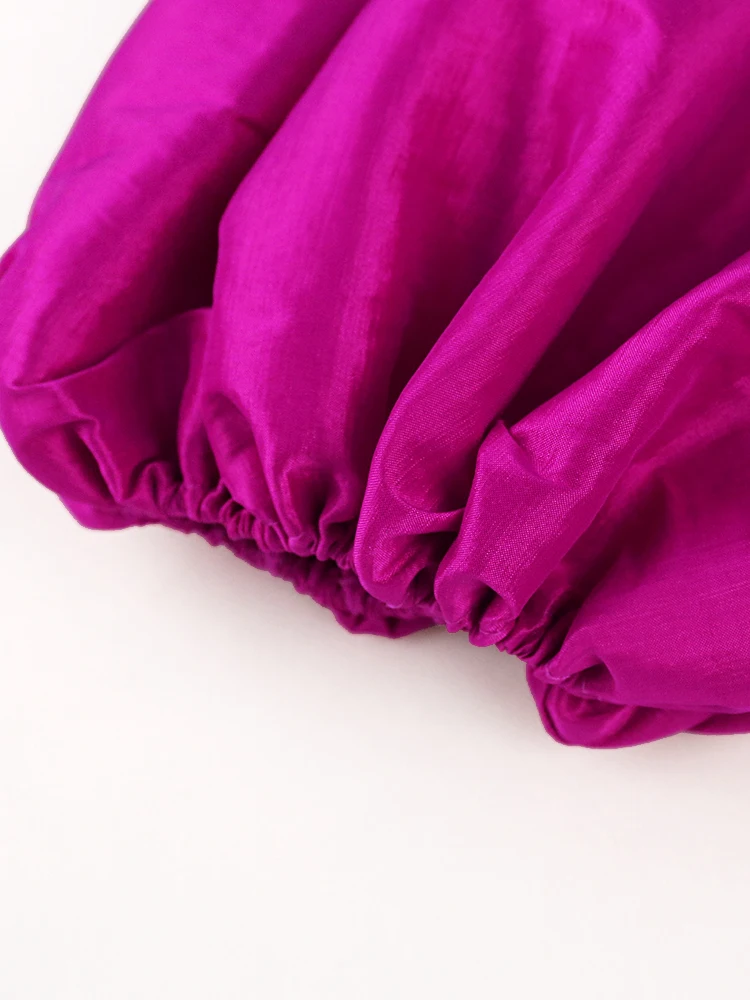 Женское коктейльное платье длинное облегающее с коротким рукавом и буффами цвет