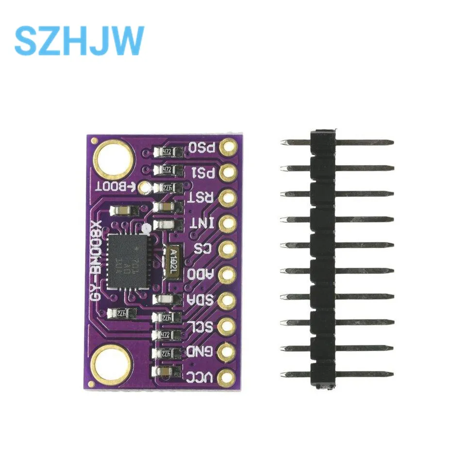 

BNO080 AR VR IMU Nine Axis 9DOF AHRS Sensor Module 9-axis High Accuracy Accelerometer Gyro Magnetometer Virtual 3D GY-BNO080