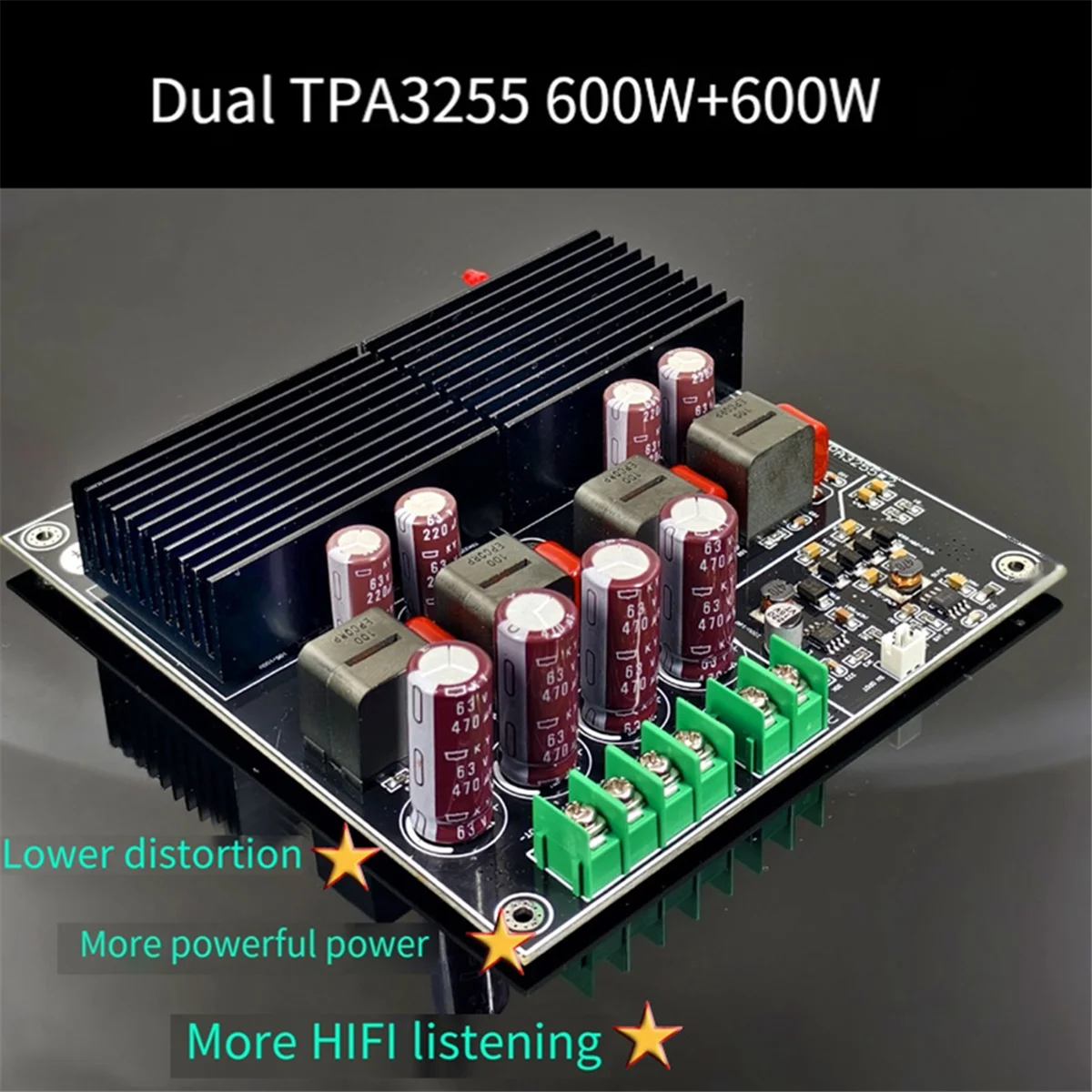 Плата TPA3255 Bluetooth усилитель мощности 1200 Вт + 600 2 0 Hi-Fi стерео