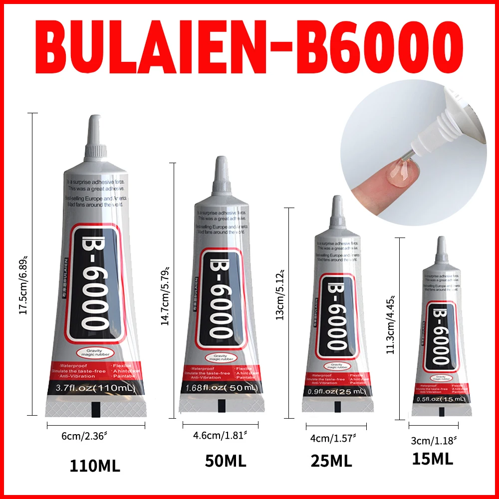 Прозрачный клей для ремонта контактных телефонов