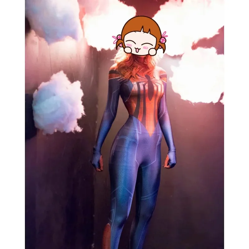 Хэллоуин для женщин и девочек костюм косплея зентай боди взрослых детей вечерние