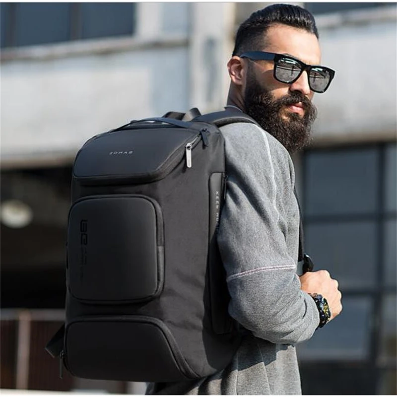 

KUZAI brand USB charge backpack 15.6 inch Laptop bag Backpack Men backpack Travel Bag Men Backpack bag Men Shoulder Bag Rucksack