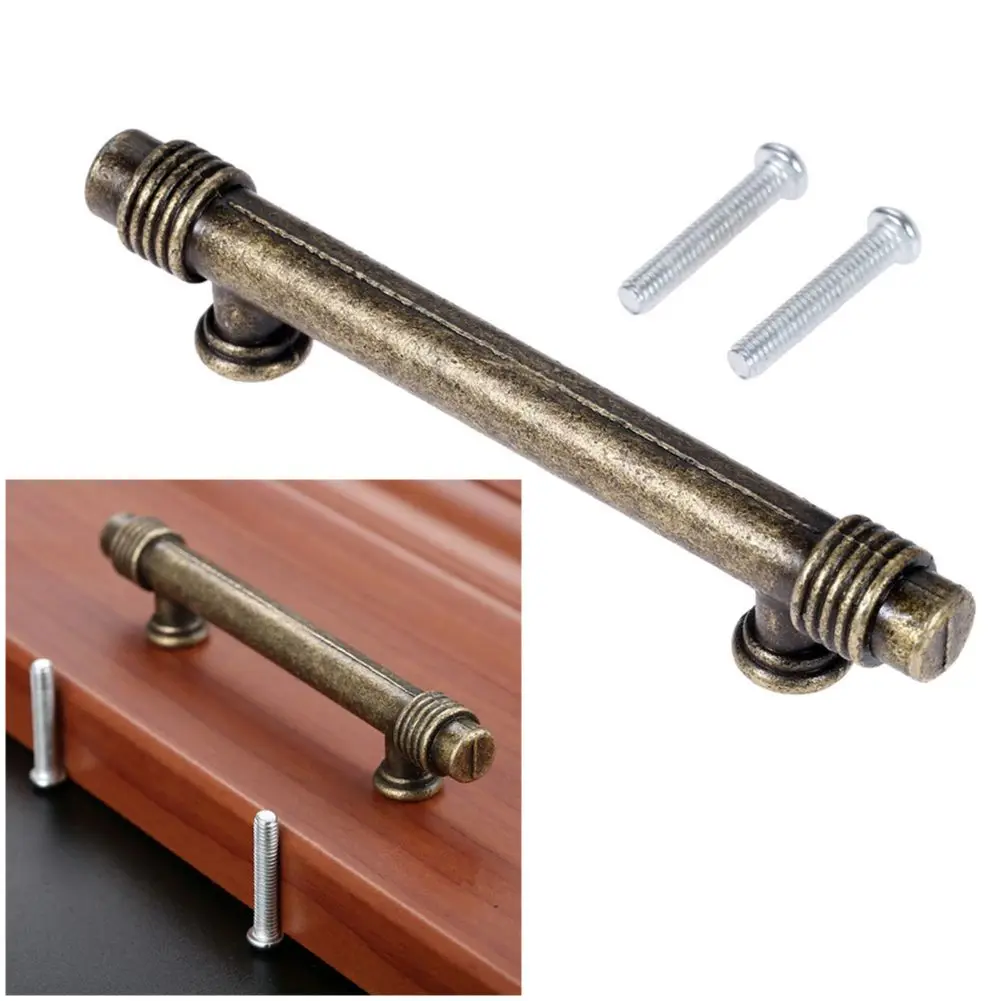 

98*12mm Chinese Style Antique Strip Zinc Alloy Drawer Cupboard Wardrobe Long Handle Hole Distance High Quality