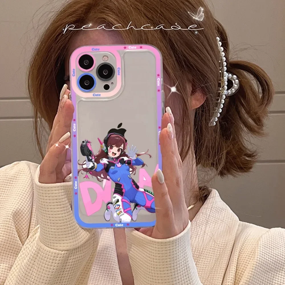 Чехол для телефона D-D.Va O-Overwatches Samsung S 20 21 22 23 Lite Plus Ultra Clear Mobile Cover Funda